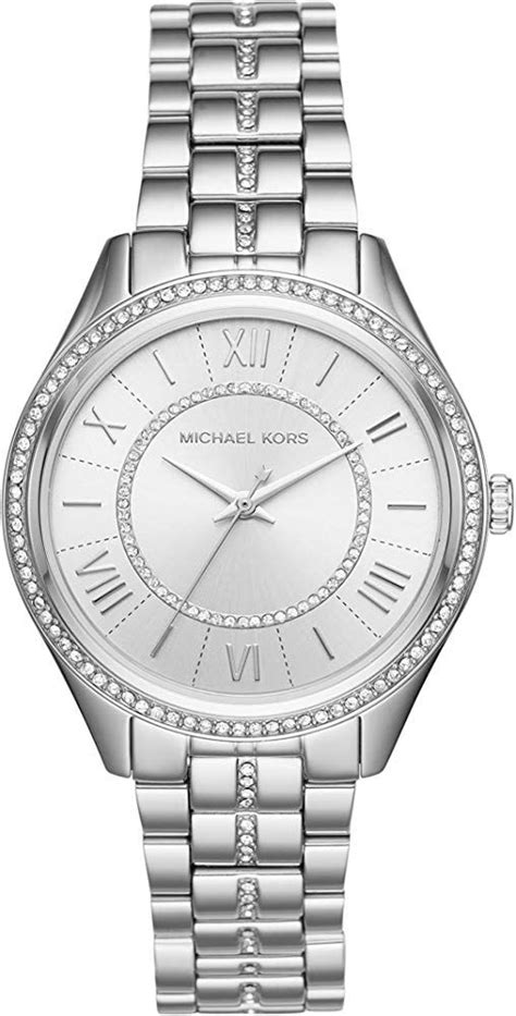 silberne uhr damen michael kors|michael kors silver designer watches.